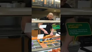 Russian Gangster Makes His Own Subway Sandwich