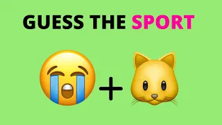 Guess The Sport By Emoji|Sports Quiz|Sports Puzzles