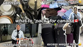 packing list for canada|what to pack for canada🇨🇦