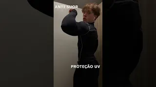 "Camisa de Compressão Masculina + Proteção UV"