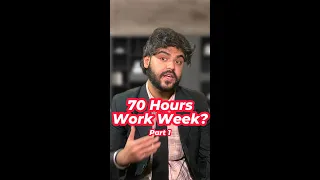70 Hours Working Week | #comedy #skit #sketchcomedy #ytshorts