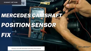 Mercedes Camshaft Position Sensor Fix - DTC P1208, P0016, P0017, P03680