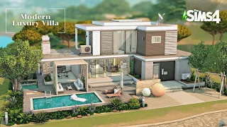 Modern Luxury Villa | Tartosa🌴⛵  | Stop Motion Build | The Sims 4 | No CC