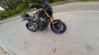 4K|2023 Yamaha MT-09 SP|Leo Vince LV RACE|First ride raw sound