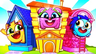 Giant Dollhouse Party Song 🏠 | Funny Kids Songs 😻🐨🐰🦁 And Nursery Rhymes by Baby Zoo