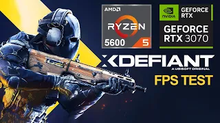Ryzen 5 5600 + RTX 3070 | XDefiant Competitive Settings 1440p Benchmark (30°c Ambient Temp)