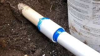 How to repair Irrigation PVC Pipe Crack/Hole. Ремонт трещины в ирригационной трубе из ПВХ