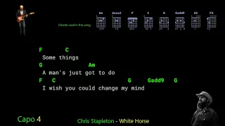 Chris Stapleton - White Horse - Lyrics Chords Vocals