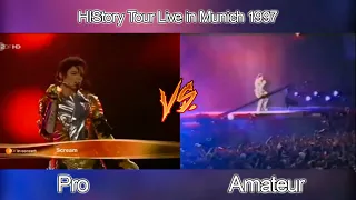 Michael Jackson - HIStory World Tour Live in Munich July 06, 1997 - (Pro vs Amateur)