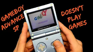 Gameboy advance sp that doesn't play games