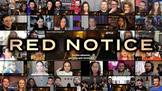 RED NOTICE Official Teaser || REACTION MASHUP || Netflix