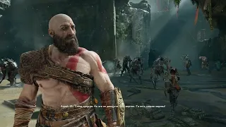 Прохождение Игры God of War (2018) #3 (Разбойники). PS4. Без Комментариев.