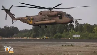 Israeli Military Helicopter Squadrons Transport Wounded Soldiers | News9