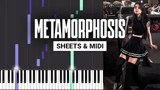 METAMORPHOSIS - INTERWORLD - Piano Tutorial - Sheet Music & MIDI