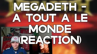 FIRST TIME HEARING!! Megadeth - A Tout Le Monde (OFFICIAL MUSIC VIDEO) (REACTION!!)