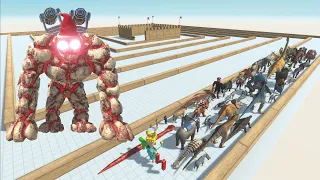 ESCAPE FROM JET GOLEM - LAST SURVIVOR - SWIRL COURSE - ARBS - Animal Revolt Battle Simulator