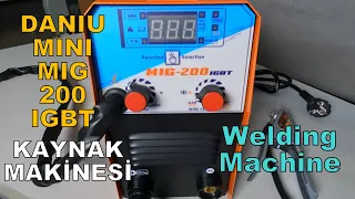 BİR ELEKTRONİKÇİDEN İYİ BİR KAYNAK USTASI OLUR MU? DANIU MINI MIG 200 IGBT KAYNAK MAKİNESİ- BANGGOOD