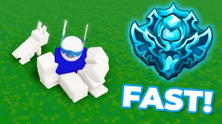 How To Get DIAMOND RANK EASILY.. | Roblox BedWars