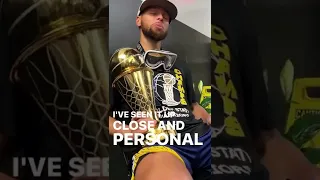 Steph Reflects On His First Finals MVP Trophy 🏆  | #Shorts #tiktok