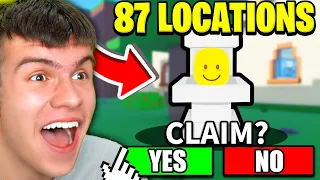 How To Find ALL 87 NOOBIE LOCATIONS In Roblox Find The Noobies Morphs!