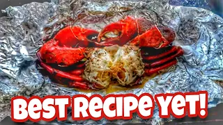 THE BEST MUD CRAB RECIPE I HAVE EVER TRIED - salt pepper garlic butter mud crab!!!