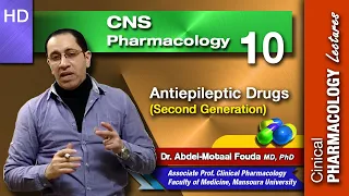 CNS Pharmacology (Ar) - Lec 10: Therapy of epilepsy (Part 3): Second gen antiepileptic drugs