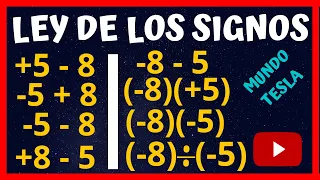 ✅✅Sign Law Addition, Subtraction, Multiplication and Division 2019-🤣😅Math