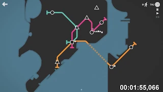 Mini Metro Mumbai 100&500 passengers speedrun