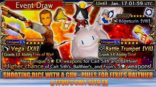 #137 [GL] DFFOO: SHOOTING DICE WITH A BIG GUN - Pulls for Balthier & Cait Sith EX Weapons!
