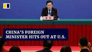 China’s new foreign minister Qin Gang hits out at US on Ukraine, rate hikes and Taiwan