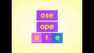 -ose, -ope, -ote l Long Vowel o l Word Chant l Phonics Monster