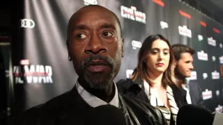 Captain America: Civil War - French Premiere  Don Cheadle