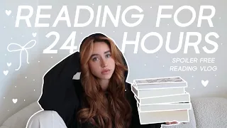 READING FOR 24 HOURS STRAIGHT (spoiler free reading vlog)