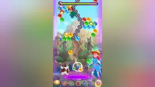 Playing Bubble Witch3 Saga / Level 520