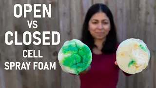 Open vs Closed Cell Spray Foam Insulation | What's the difference?