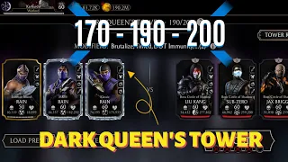 DARK QUEEN'S TOWER 170 - 190 - 200 / MORTAL KOMBAT MOBİLE 2024