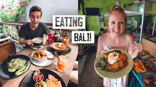 Bali FOOD TOUR! - Local Nasi Campur, Vegan Food, Babi Guling & MORE (Canggu)