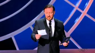 Ricky Gervais legge il suo discorso dopo aver perso agli Emmy Award 2014 (sub ita)