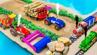 Top most Diy tractor making Repair Ambulance Train Railway | Construction Vehicles, Road Roller