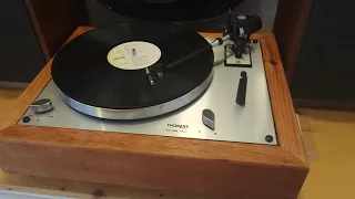 Thorens td 166 mk2 in a Custom plinth my first one :)