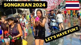 🇹🇭 Songkran 2024 at Khaosan Road Bangkok