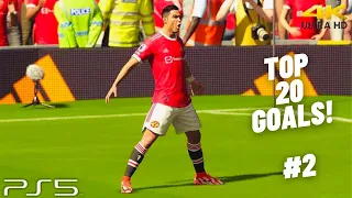 FIFA 22 - TOP 20 INSANE GOALS ON PS5 | #2 - 4K