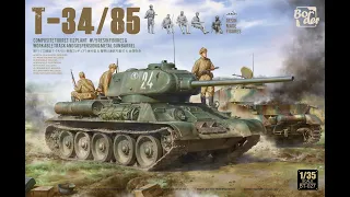 Border 1/35 BT027 Soviet T-34/85 Composite Turret 112 Plant (Unboxing)