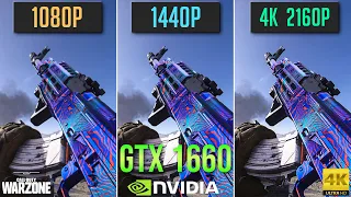 COD Warzone 1080p vs. 1440p vs. 2160p 4K | Nvidia GTX 1660 ( Graphics and Performance Comparison )