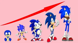 Cartoon Sonic boom growing up compilation | Sonic growing up compilation drawing and coloring