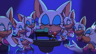 Knuckles is so IN LOVE with Rouge! (Sonic Comic Dub)