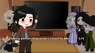 harry potter character react to merlin // 1/3