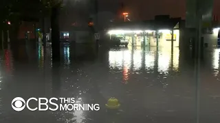 Nor'easter dumps heavy rain across East Coast