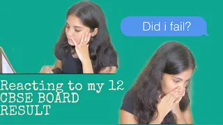 Reacting to my class 12 CBSE board result (live reaction)