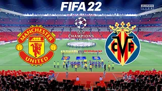 Manchester United vs Villarreal - UCL UEFA Champions League - Full Gameplay